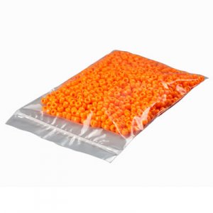 Genpak UFS2MZ44 Zip Reclosable Poly Bags, 2 mil, 4" x 4", Clear, 1,000/Carton