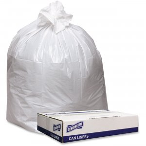 Genuine Joe 4046W Extra Heavy-duty White Trash Can Liners