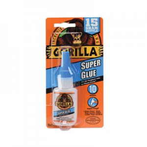 Gorilla Glue GOR7805003 Super Glue, 0.53 oz, Dries Clear