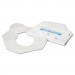 HOSPECO HOSHG2500 Health Gards Toilet Seat Covers, Half-Fold, 14.25 x 16.5, White, 250/Pack, 10 Boxes/Carton