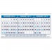 House of Doolittle 3648 3-month Horizontal Wall Calendar