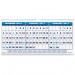 House of Doolittle 3648 3-month Horizontal Wall Calendar