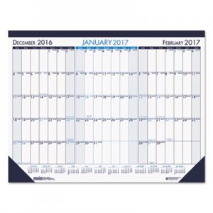 House of Doolittle HOD136 Three Month Desk Pad Calendar, 22 x 17, 2016-2018