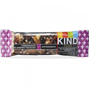 KIND 17221 Pomegranate Blueberry Pistachio Plus Bar