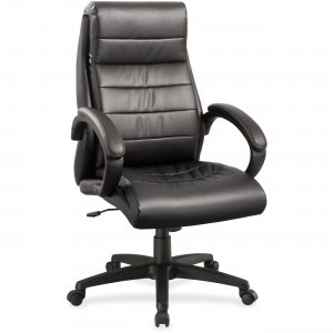 Lorell 59532 Deluxe High-back Leather Chair
