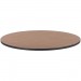 Lorell 99897 Medium Oak Laminate Round Activity Tabletop