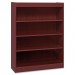 Lorell 60072 Panel End Hardwood Veneer Bookcase