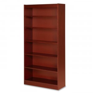 Lorell 89054 Six Shelf Panel Bookcase