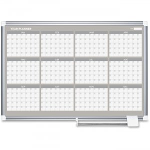MasterVision GA03106830 36" 12-month Calendar Planning Board