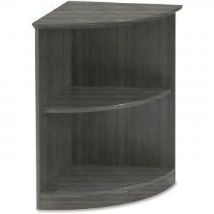 Mayline MVBQ2LGS Medina - Open 1/4-Round Bookcase