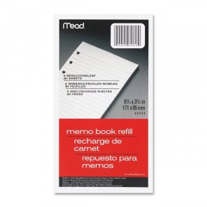 Mead 46534 Memo Book Refill Paper