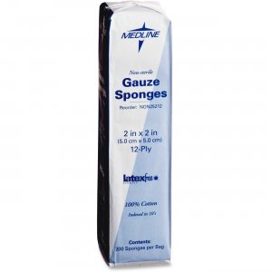 Medline NON25212 Non-sterile Woven Gauze Sponge