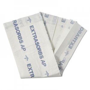 Medline MIIEXTSRB3036CT Extrasorbs Air-Permeable Disposable DryPads, 30" x 36", White, 70/Carton