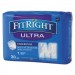 Medline MIIFIT23005ACT FitRight Ultra Protective Underwear, Medium, 28" to 40" Waist, 20/Pack, 4 Pack/Carton