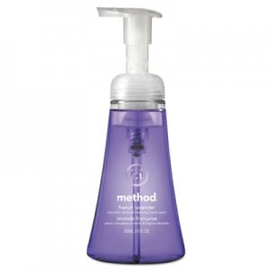 Method MTH00363CT Foaming Hand Wash, French Lavender, 10 oz Pump Bottle, 6/Carton