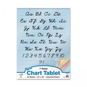 Pacon 74731 Colored Paper Chart Tablets