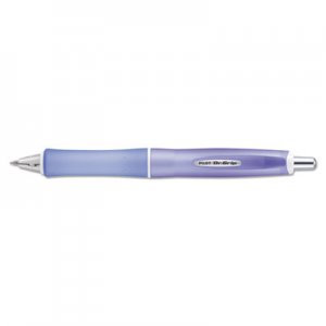 Pilot PIL36250 Dr. Grip Frosted Retractable Ballpoint Pen, 1mm, Black Ink, Purple Barrel