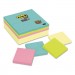 Post-it Notes Super Sticky MMM65424SSCYM Note Pads Office Pack, 3 x 3, Canary/Miami, 90/Pad, 24 Pads/Pack
