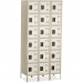 Safco 5527TN Six-Tier Two-tone 3 Column Locker with Legs