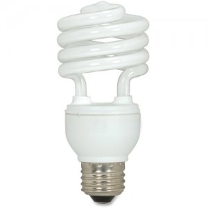 Satco S6271CT 18-watt T2 Spiral CFL Bulb 3-pack