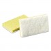 Scotch-Brite MMM08251 Light-Duty Scrubbing Sponge, #63, 3 1/2 x 5 5/8, Yellow/White