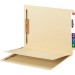 Smead 34220 End Tab Fastener Folder with Divider