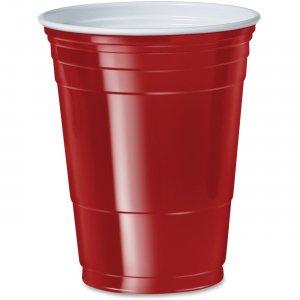 SOLO Cup P16R 16 oz. Plastic Party Cups