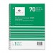 Sparco 83250 Quality Wirebound 1-Subject Notebook
