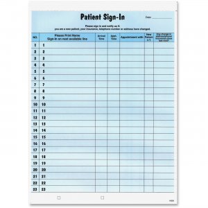 Tabbies 14531 Patient Sign-In Label Forms