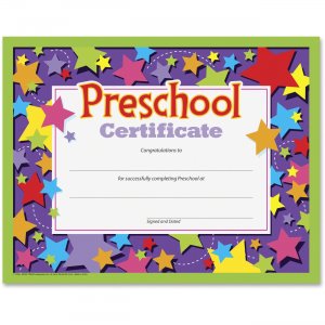 TREND T-17006 Preschool Certificate