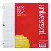 Universal UNV20920 Filler Paper, 3-Hole, 8 x 10.5, Wide/Legal Rule, 200/Pack