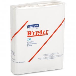 WypAll 35025 X50 Hydroknit 1/4 Fold Wipers