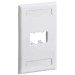 Panduit CFPL2EIY 2 Socket Mini-Com Classic Faceplate