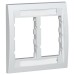 Panduit CBEIW-2GY Mini-Com 2 Socket Double Gang Faceplate