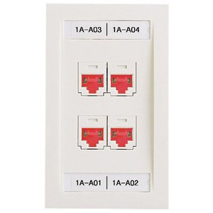 Panduit PSL-DCJB-BL-C Network Faceplate