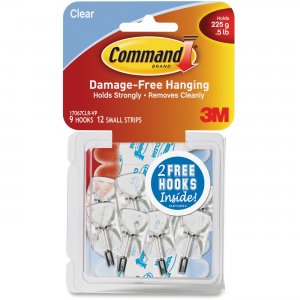 Command 17067CLR-VP Utensil Hook Value Pack