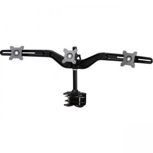 Amer Mounts AMR3C Clamp Based Triple Monitor Mount. Up to 24", 17.6lb monitors