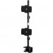 Amer Mounts AMR2C32V Clamp Based Vertical Dual Monitor Mount. Up to 32", 26.5lb monitors