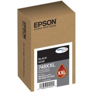 Epson T748XXL120 Black Ink Cartridge, Extra High Capacity (TXXL120)