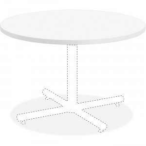 Lorell 99856 Hospitality White Laminate Round Tabletop