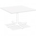 Lorell 99858 Hospitality White Laminate Square Tabletop