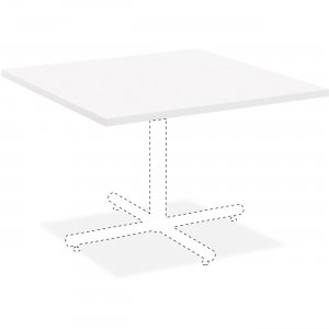 Lorell 99859 Hospitality White Laminate Square Tabletop