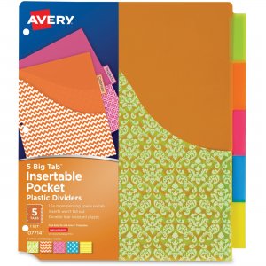 Avery 07714 Big Tab Pocket Divider