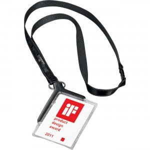 Durable 820758 Card Holder Deluxe w/Lanyard