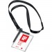 Durable 820758 Card Holder Deluxe w/Lanyard