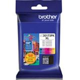 Brother LC30173PK Genuine 3 Pack High Yield Color Ink Cartridges