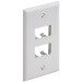 Panduit CFP4EI 4 Socket Mini-Com Classic Faceplate