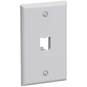 Panduit CFP1WH 1 Socket Mini-Com Classic Faceplate