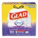 Glad CLO78902BX OdorShield Tall Kitchen Drawstring Bags, 13 gal, 0.95 mil, 24" x 27.38", White, 80/Box