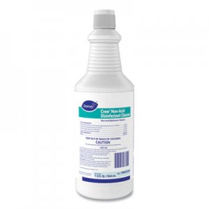 Diversey DVO100925283 Crew Neutral Non-Acid Bowl and Bathroom Disinfectant, 32 oz Squeeze Bottle, 12/Carton